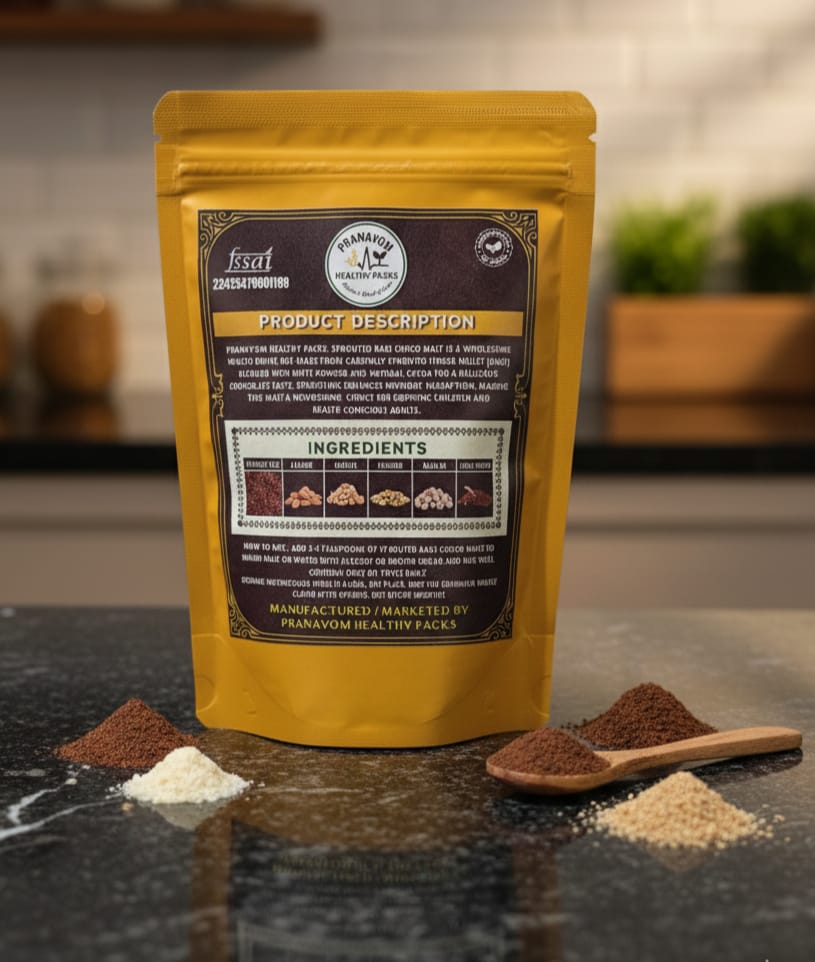 Sprouted Ragi Choco Malt